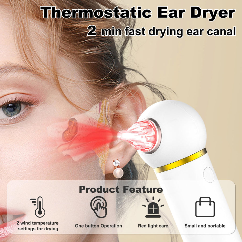 TopQuaFocus Ear Dryer two wind modes for customized drying