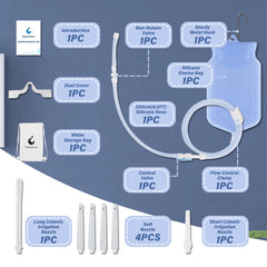 TopQuaFocus enema kit enables versatile cleaning routines at home.