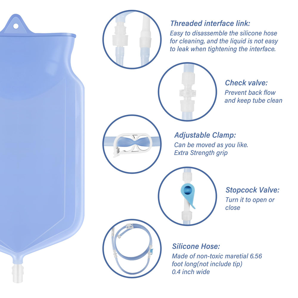 TopQuaFocus enema tips six-piece set offers soft, smooth options for customization.
