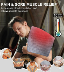 TOPSOSO heating pad with digital controller for precise temperature control.