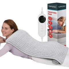 TOPSOSO large heating pad with full body coverage for targeted relief.