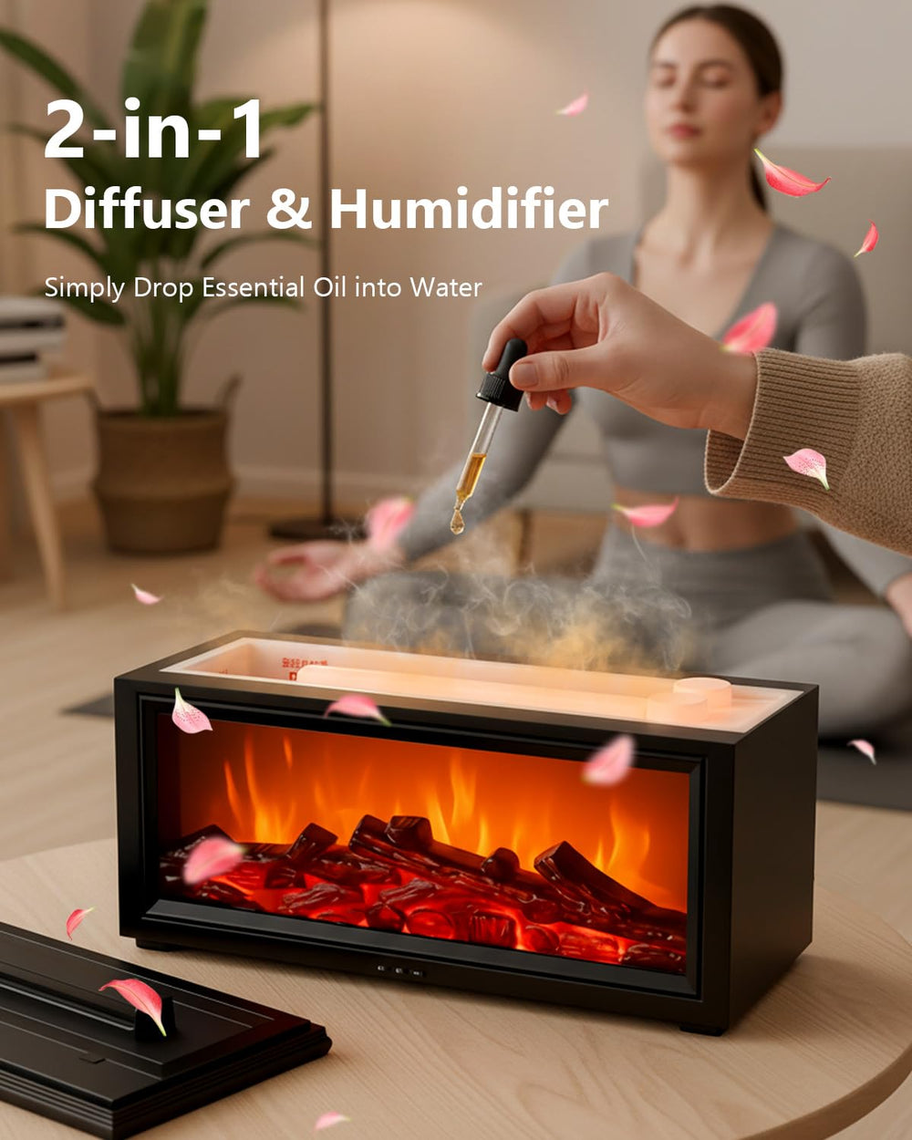 Torlaist diffuser offers up to 10 hours of continuous aroma and humidity.