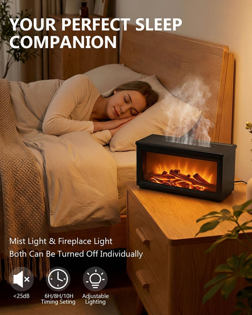 Torlaist diffuser features a 280ml tank for longer use between refills.