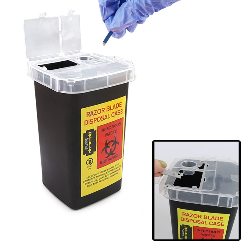 TorSor snap-top lid sharps case provides secure closure for safe disposal