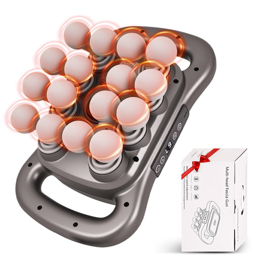 TOSEFES back massager with 16 heads for deep muscle relief