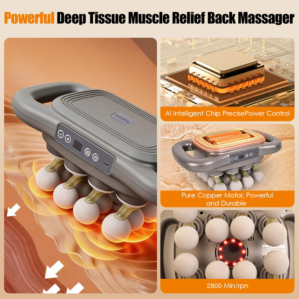 TOSEFES upgraded copper motor delivers stronger deep-tissue vibrations