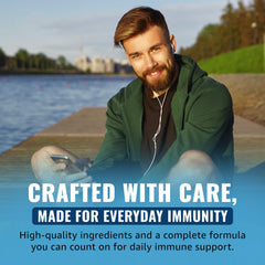 Total Nutra Vitamin C D Zinc pill showcases core immune nutrients.