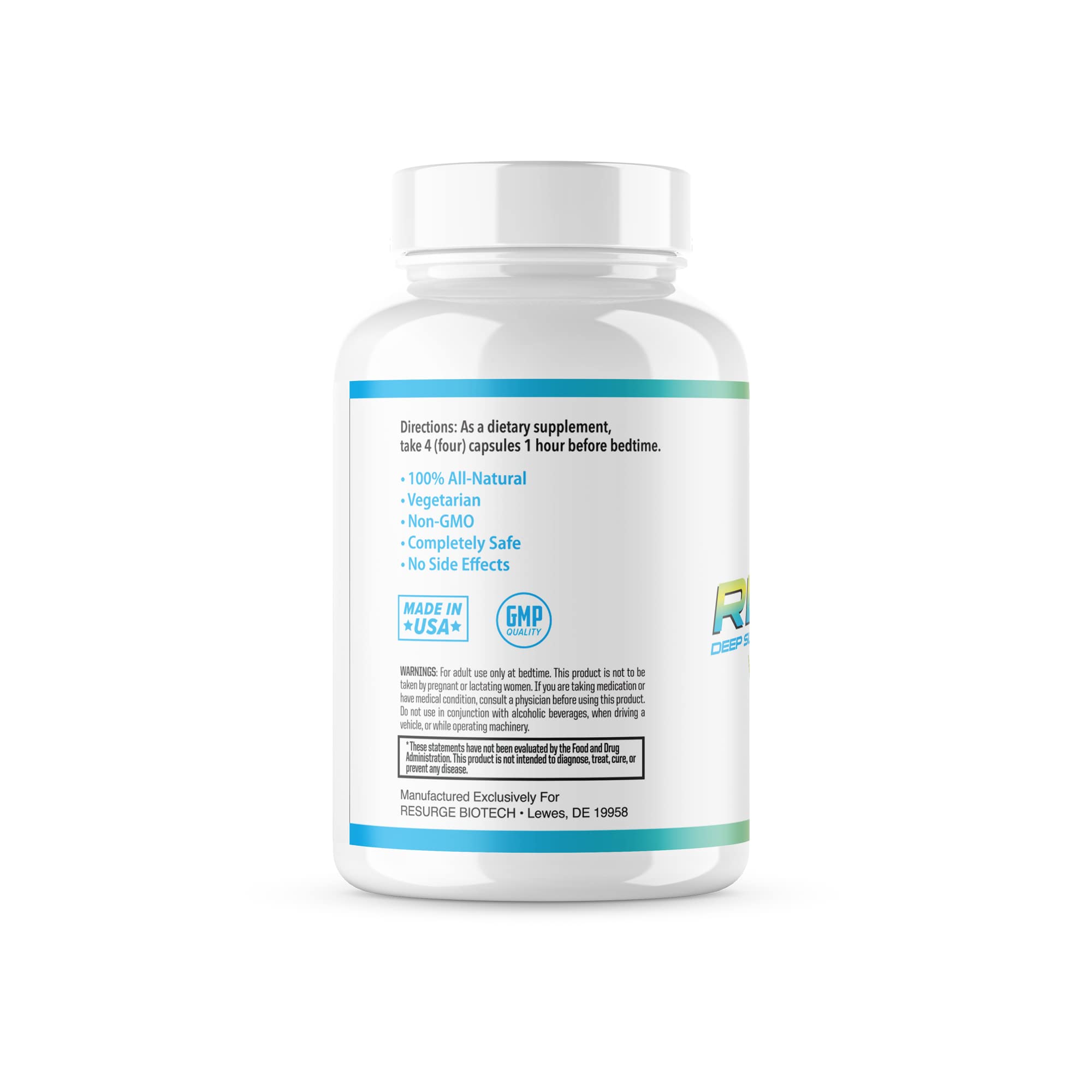 Graphic of Total Resurge ingredients hinting at peptide support
