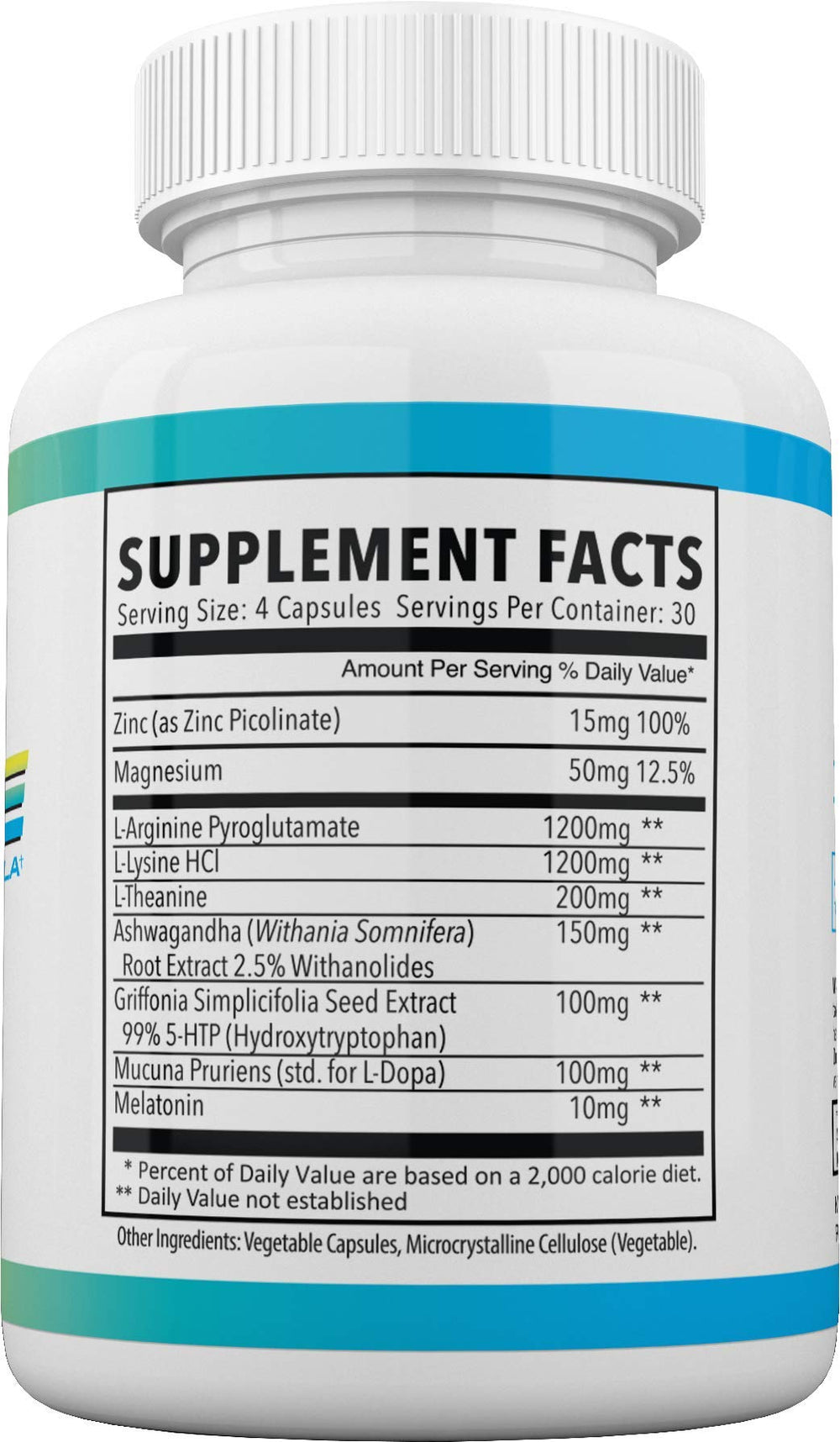 Table showing Total Resurge Deep Sleep capsules for nightly routine