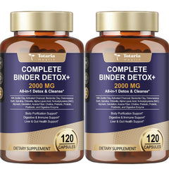Totaria 2-pack 2000mg detox bottle for daily toxin support.