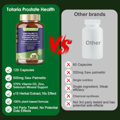 Totaria DHT blocker capsules showing targeted formulation