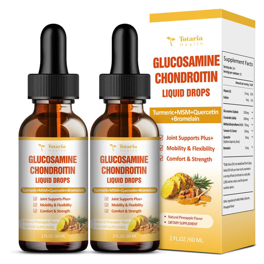 Totaria glucosamine chondroitin liquid drops bottle for daily joint support