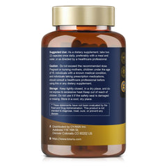 Totaria GMP-certified label on packaging underscores manufacturing standards.