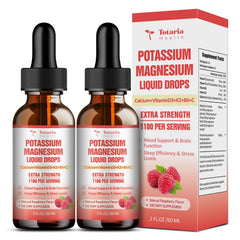 Totaria Potassium Magnesium Drops bottle, convenient daily electrolyte support.