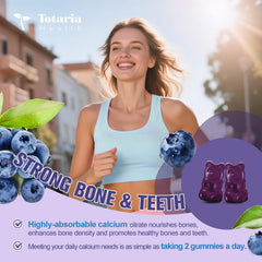 Premium blend of D3, K2, magnesium and zinc in Totaria gummies