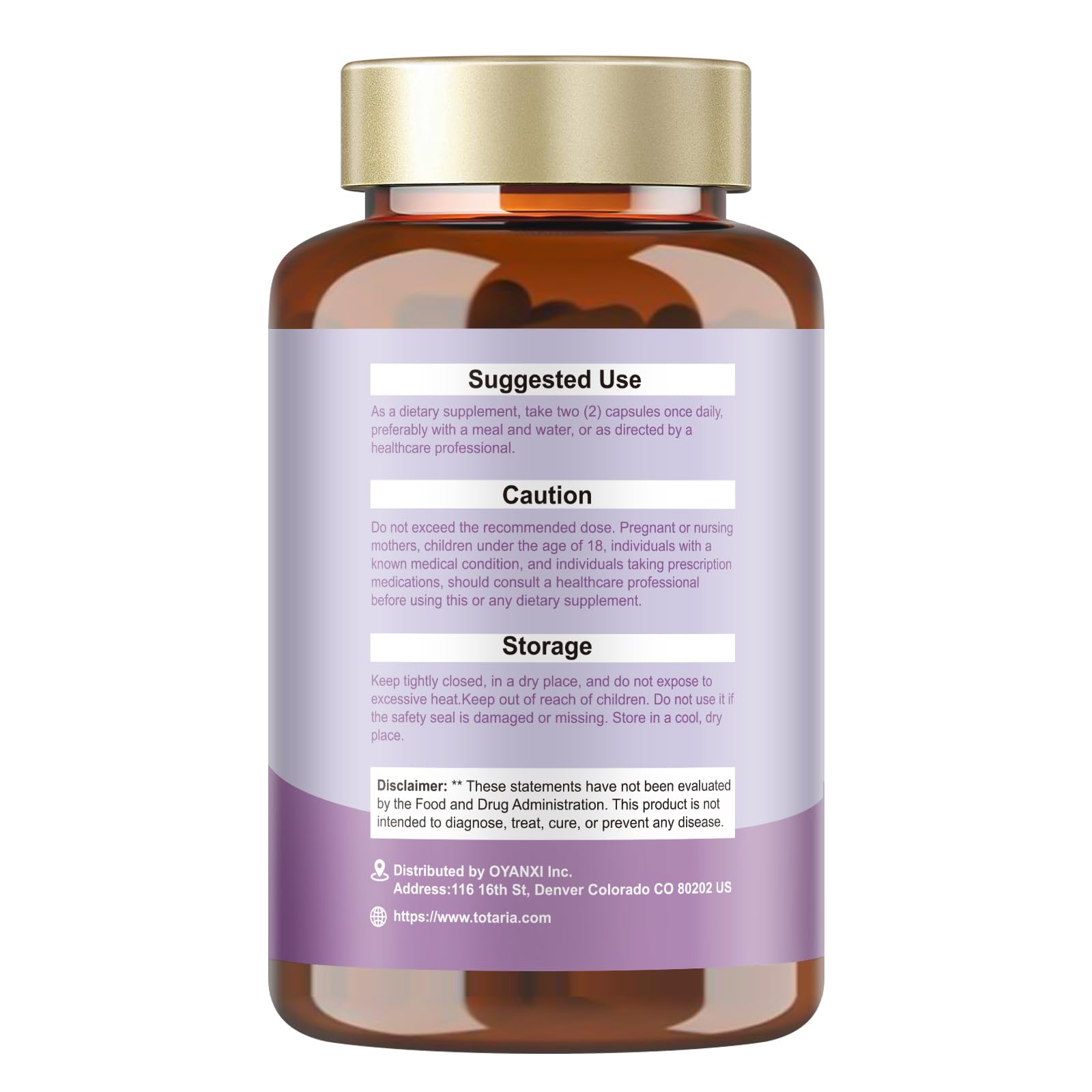 Totaria vegan, gluten-free, dairy-free formula suitable for sensitive diets