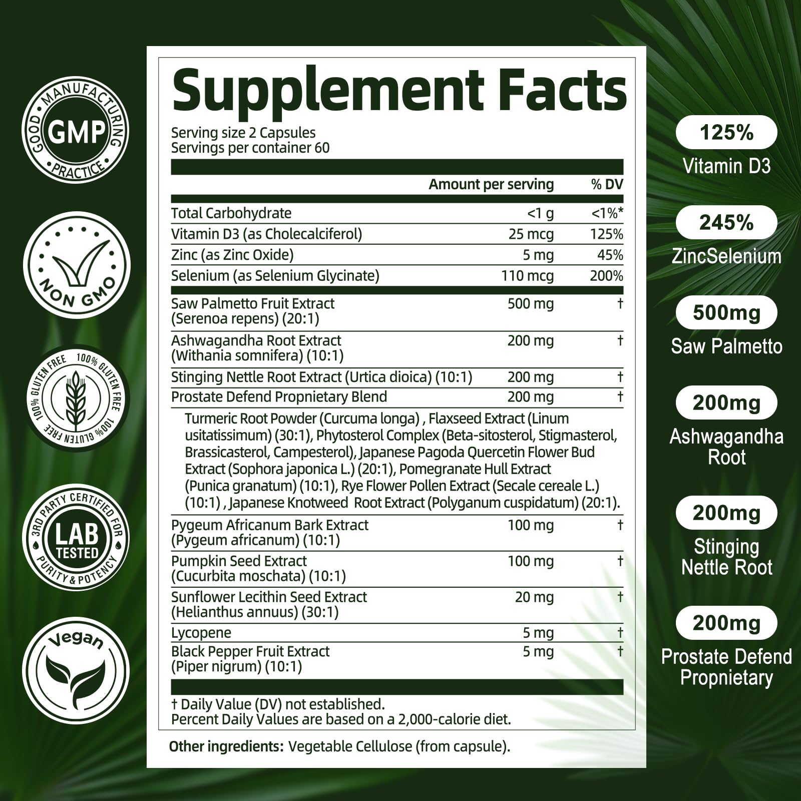 Totaria zinc selenium vitamin D3 tablets close-up