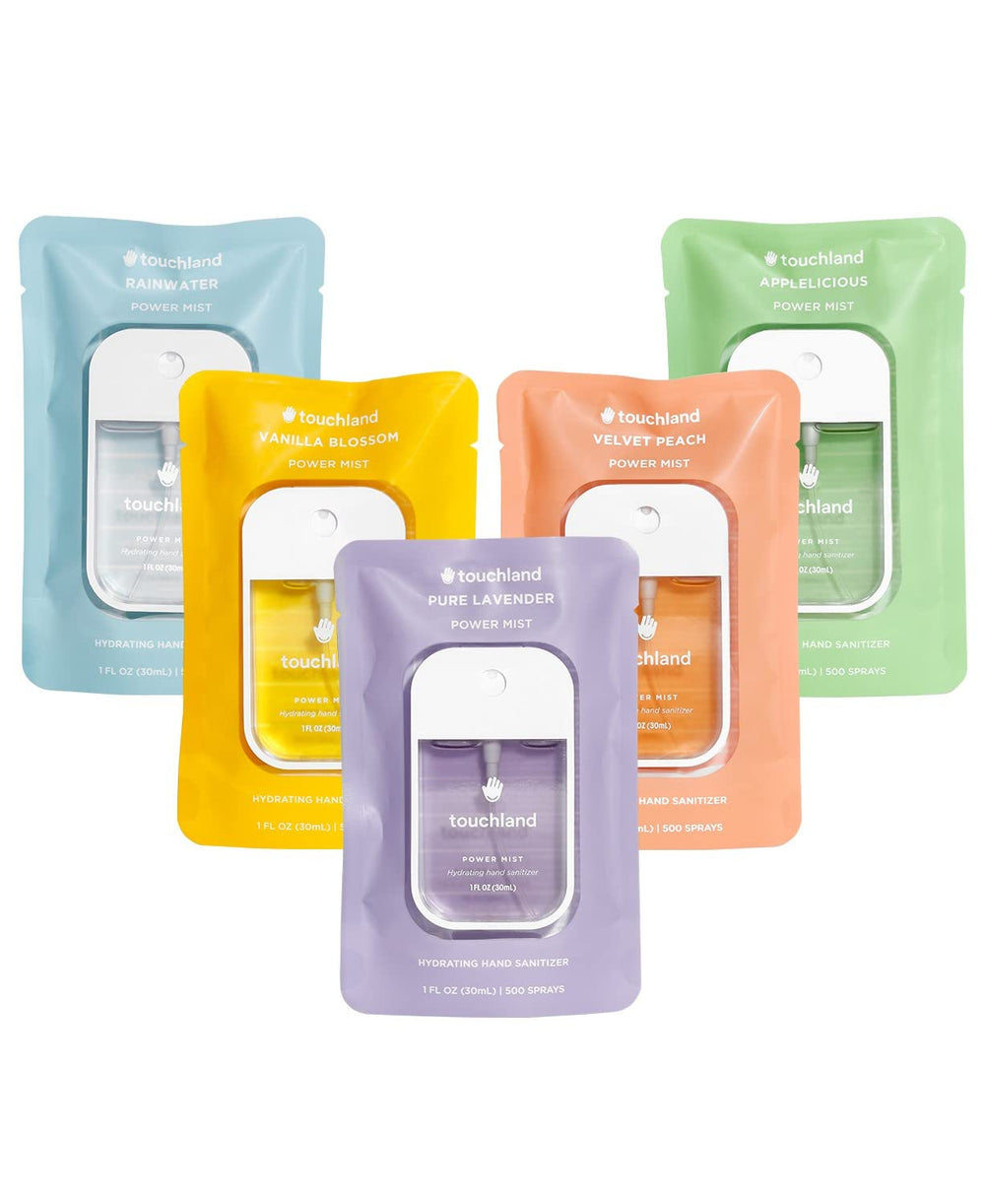 Touchland BLOSSOM Lavender bottle on the go shows calming scent.