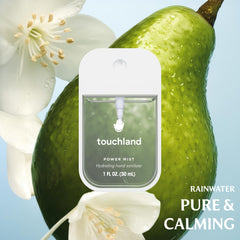 Touchland BLOSSOM Rainwater bottle offers a refreshing fragrance for daily use.