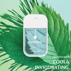Touchland Lemon Lime Spritz sanitizer spray, bright aroma for travel.