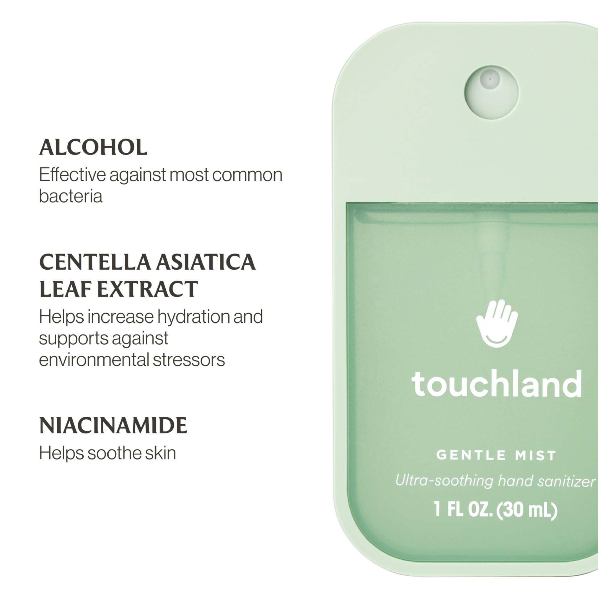 Touchland Glow Mist Rosewater scent, revitalizing and refreshing during daily routines.
