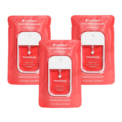 Touchland Wild Watermelon Trio Set front view for on-the-go freshness