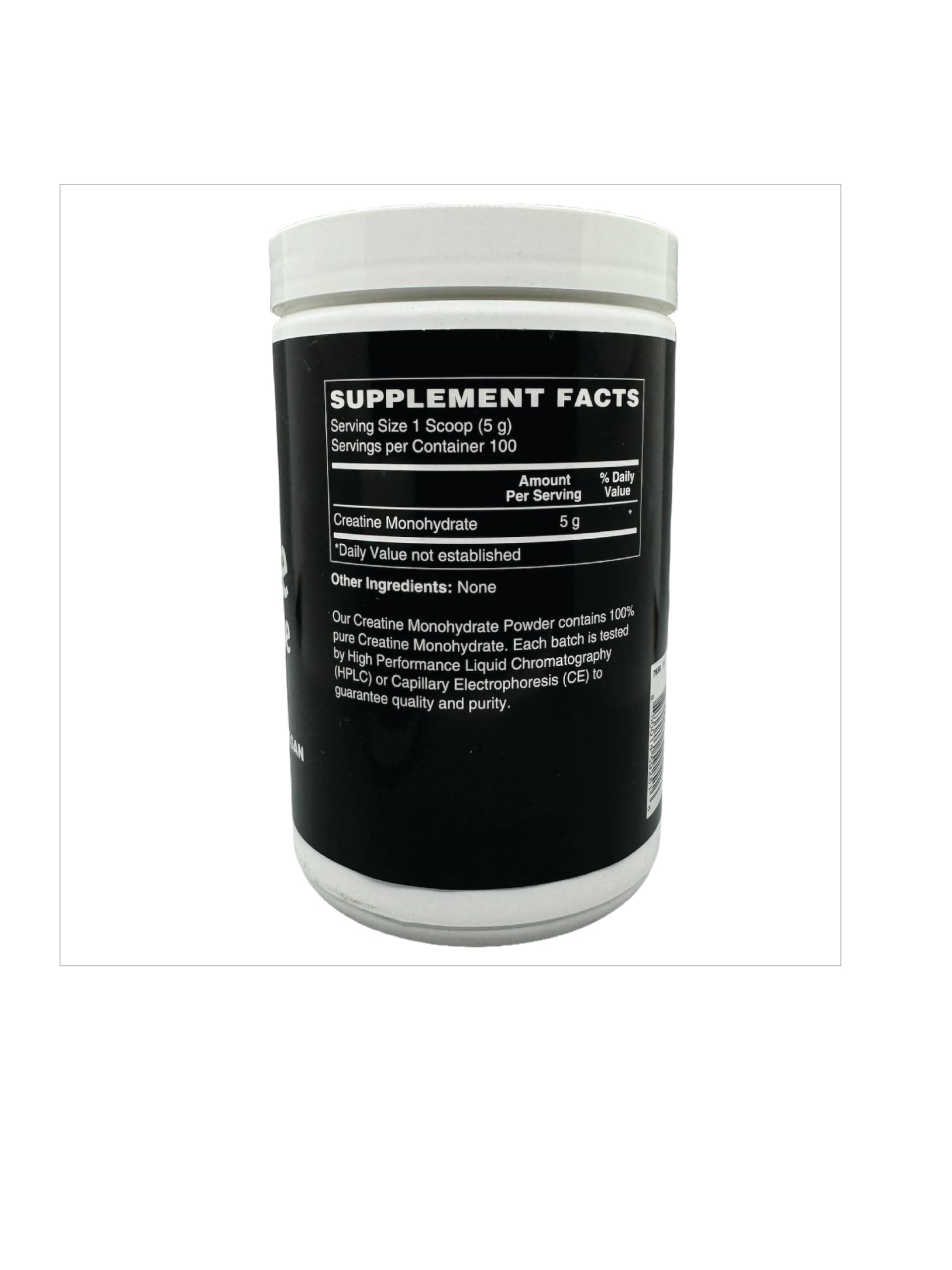 TOUGH-N-TONE Creatine packaging front signaling purity and trusted quality.