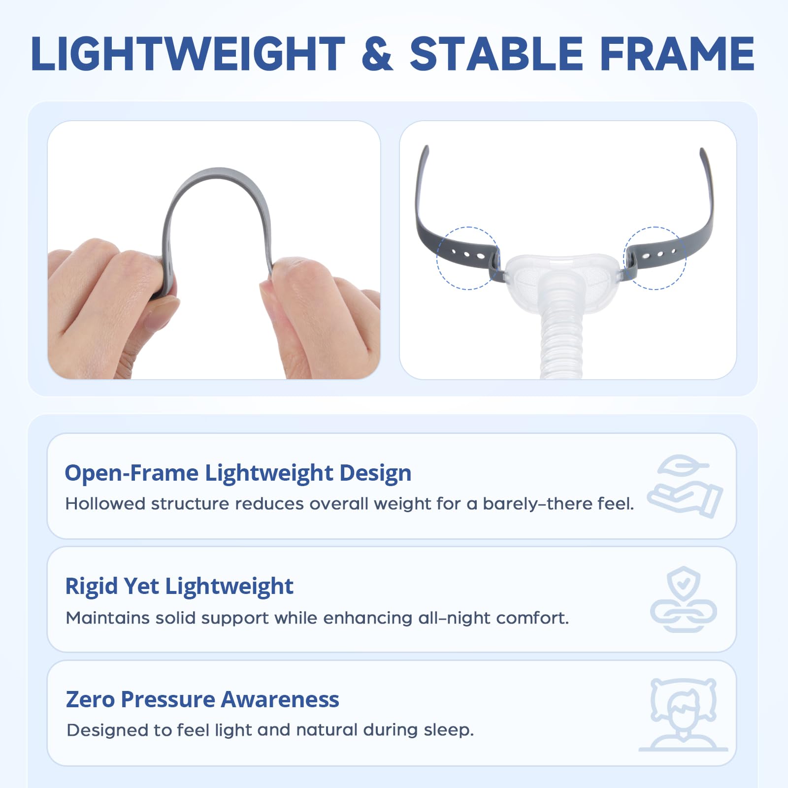 TOY MANIAC lightweight frame with hollow design, minimizes weight while staying sturdy
