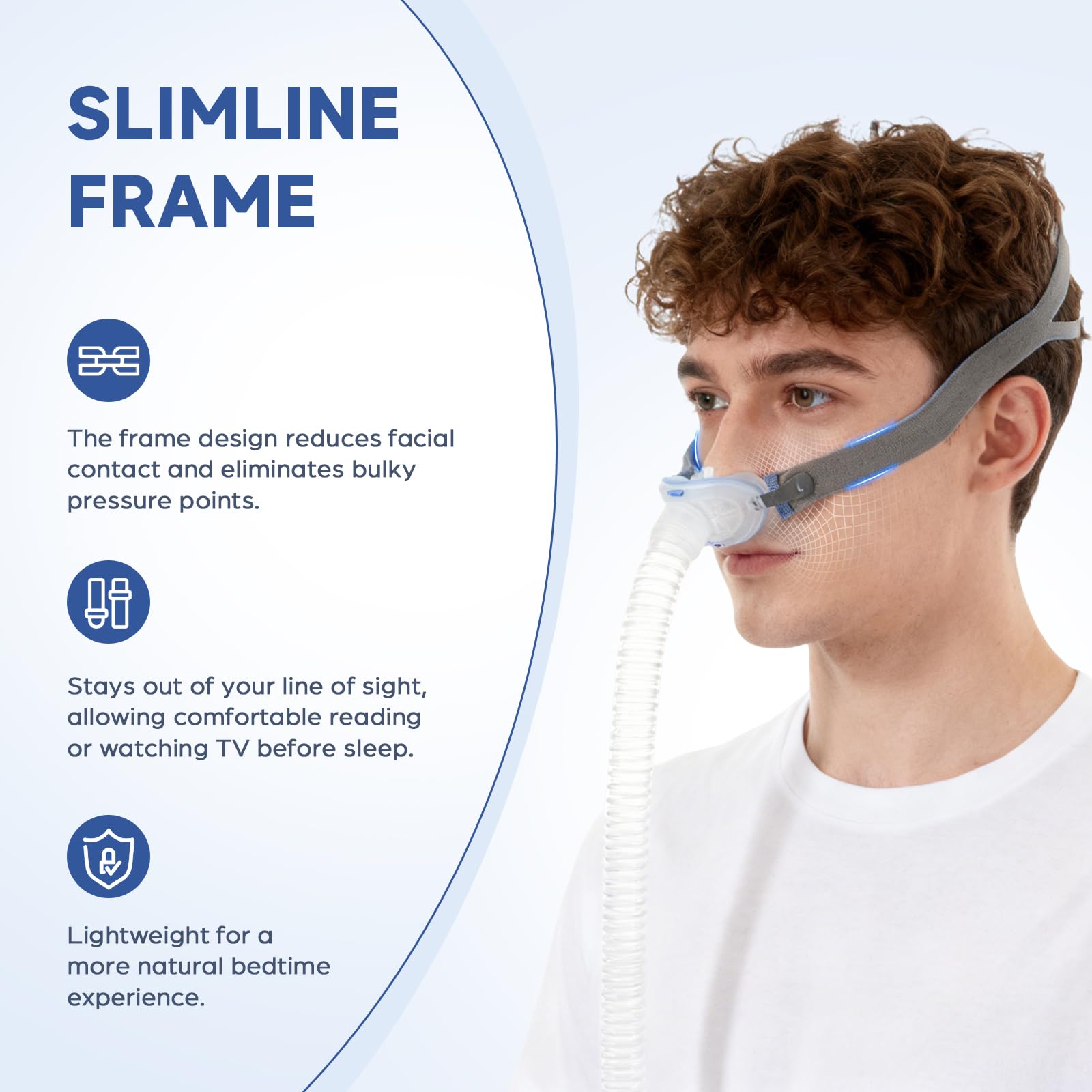 TOY MANIAC nasal pillows not included with this kit.