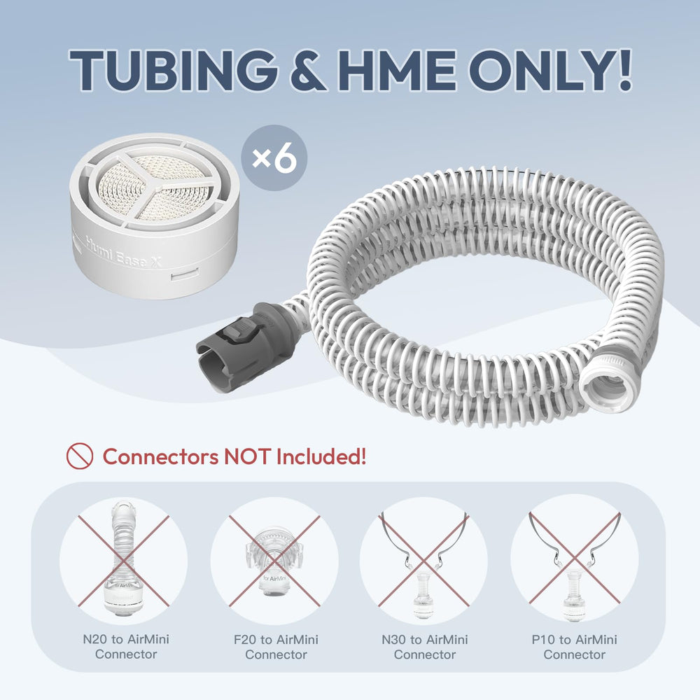 TOY MANIAC replacement CPAP tube airmini demonstrates seamless compatibility for setup.