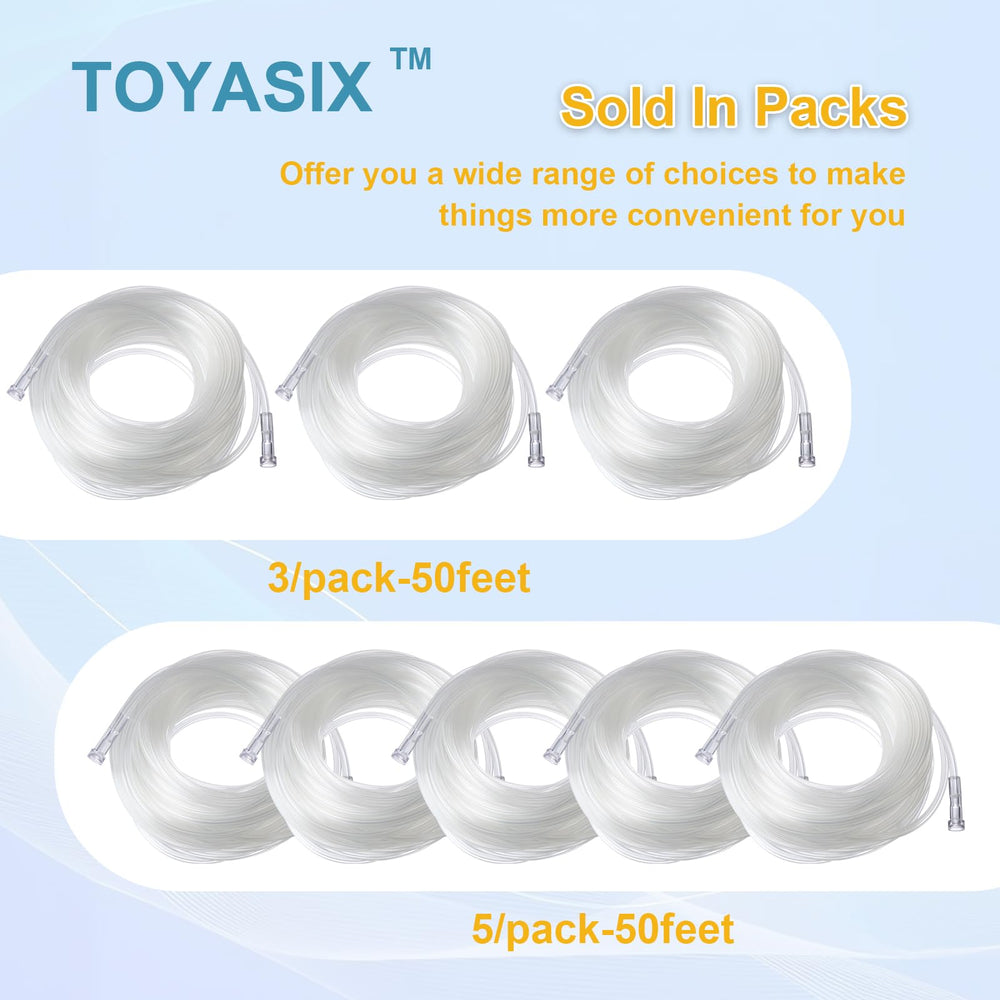 TOYASIX value pack of five 50-foot tubes for backups