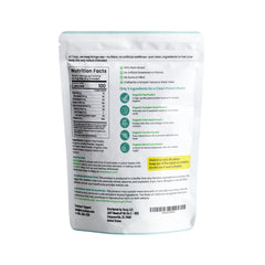 TOZZY protein powder tub on kitchen counter conveys everyday clean nutrition.