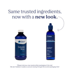 Trace Minerals Colloidal Silver dropper provides precise measured doses