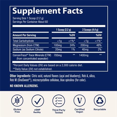 USA-sourced Trace Minerals ConcenTrace emphasizes long-standing sustainability