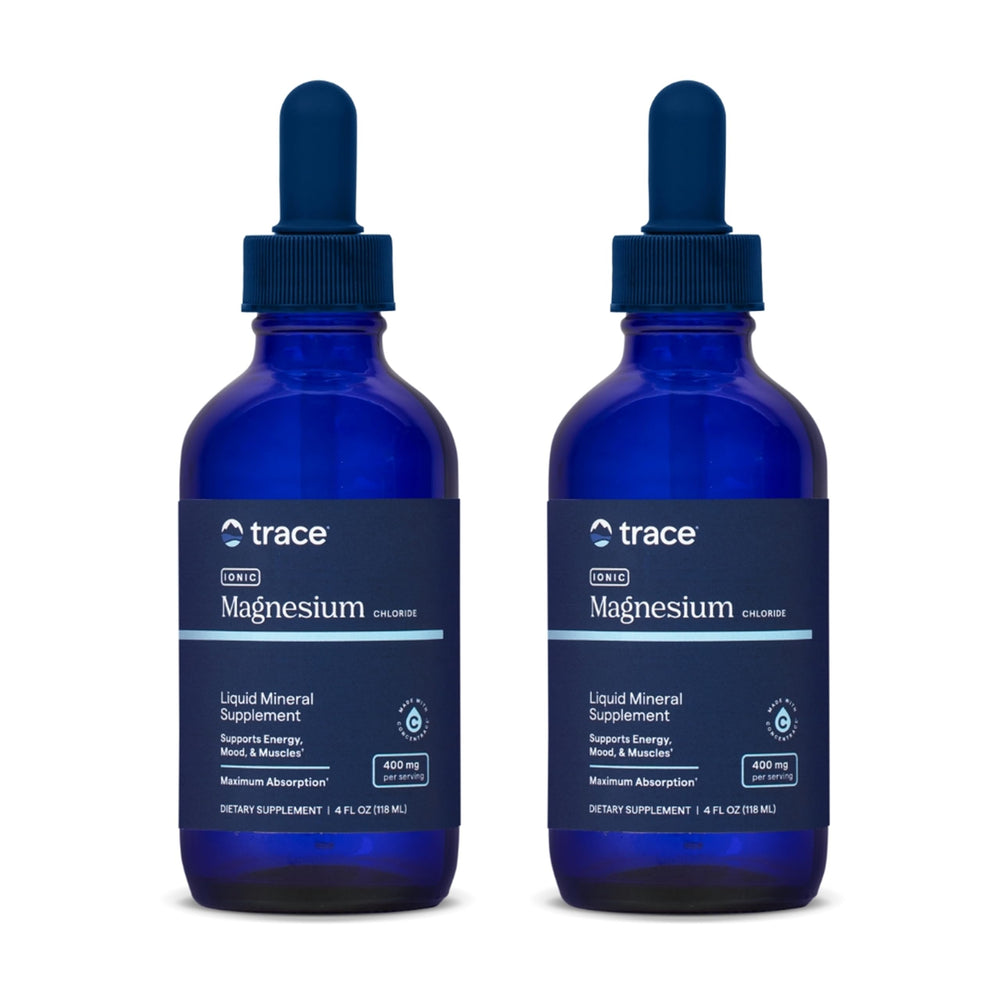 Trace Minerals Ionic Magnesium bottle with dropper for daily mineral support.