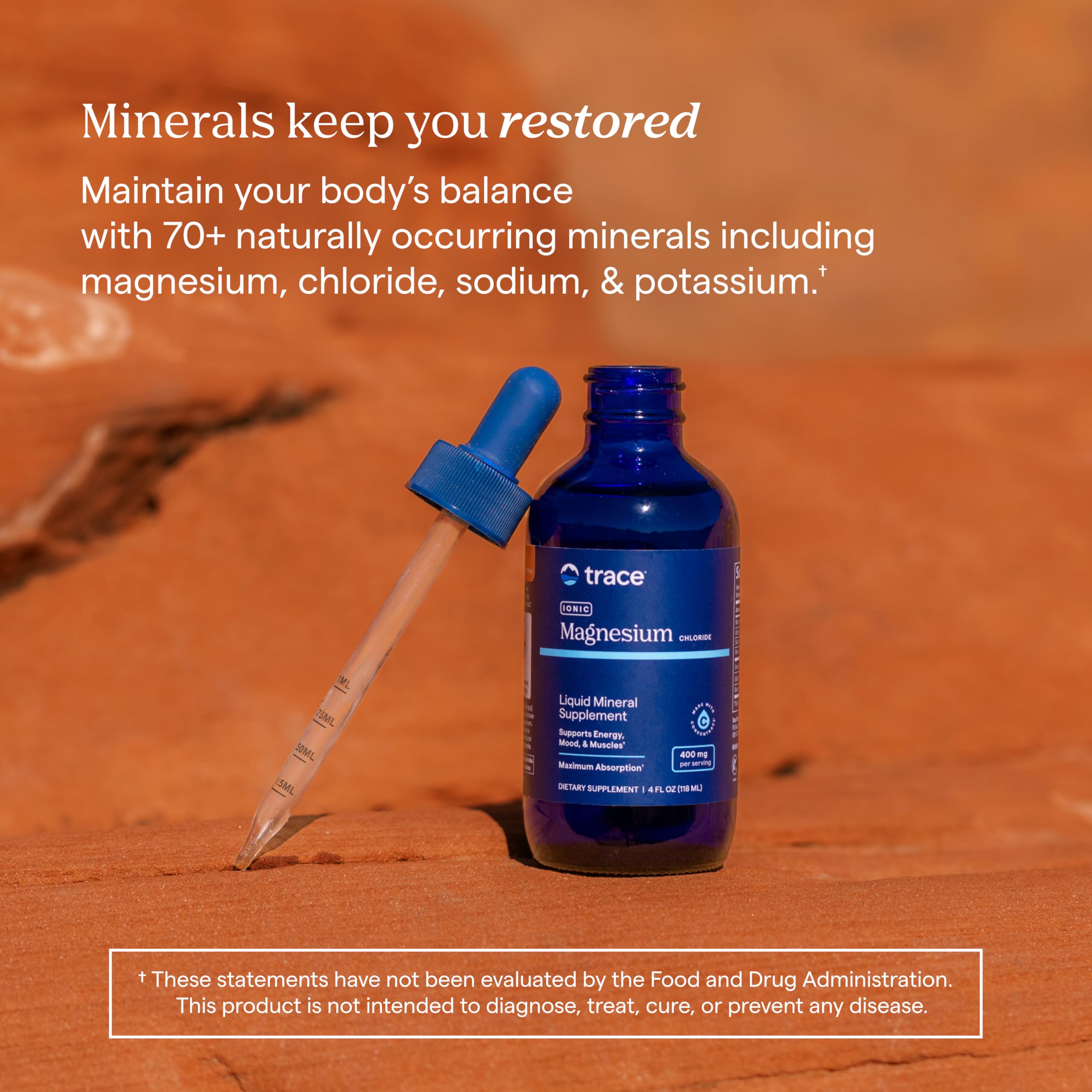 Trace Minerals Ionic Magnesium for brain and nerve support.