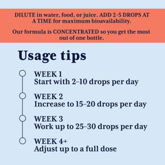 Trace minerals kids ionic magnesium drops bottle supports balanced electrolytes during activity