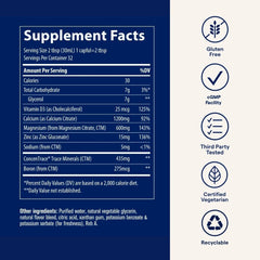 Trace Minerals measuring-scoop ready for a 1–2 tbsp daily dose.
