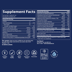 Trace Minerals Power Pak daily use sachet showing quick, convenient nutrient intake