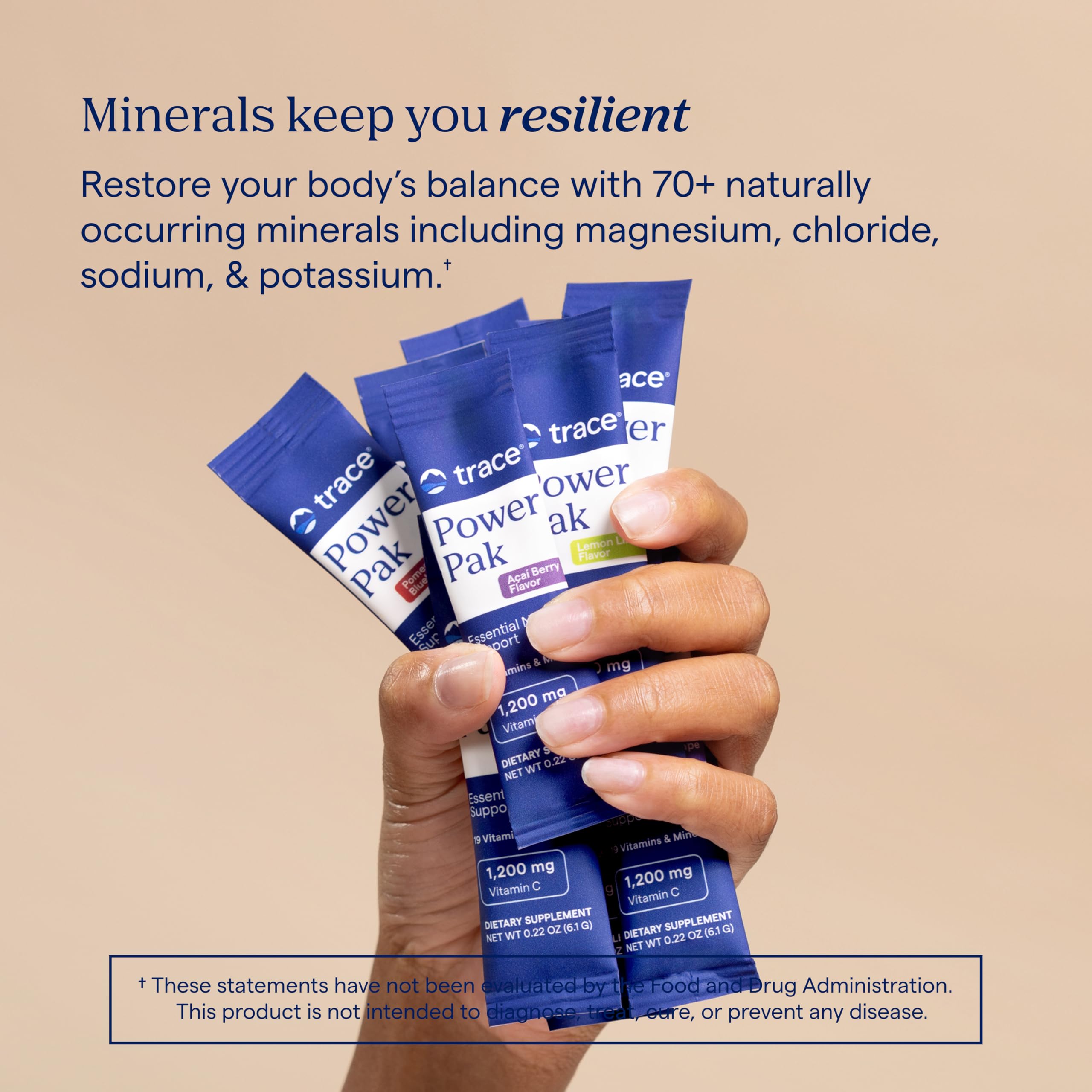 Trace Minerals Power Pak with assorted flavors for daily wellness options