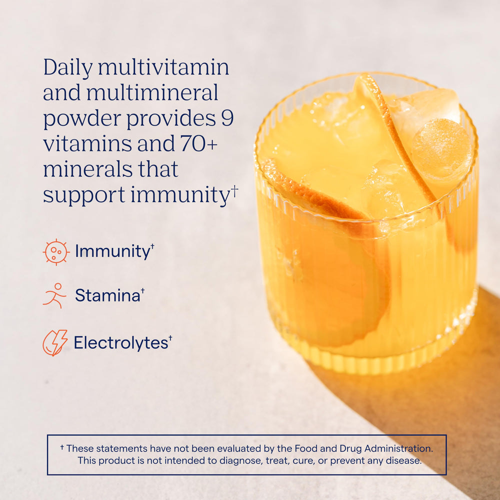 Trace Minerals Power Pak orange blast packets for on the go mineral and vitamin support