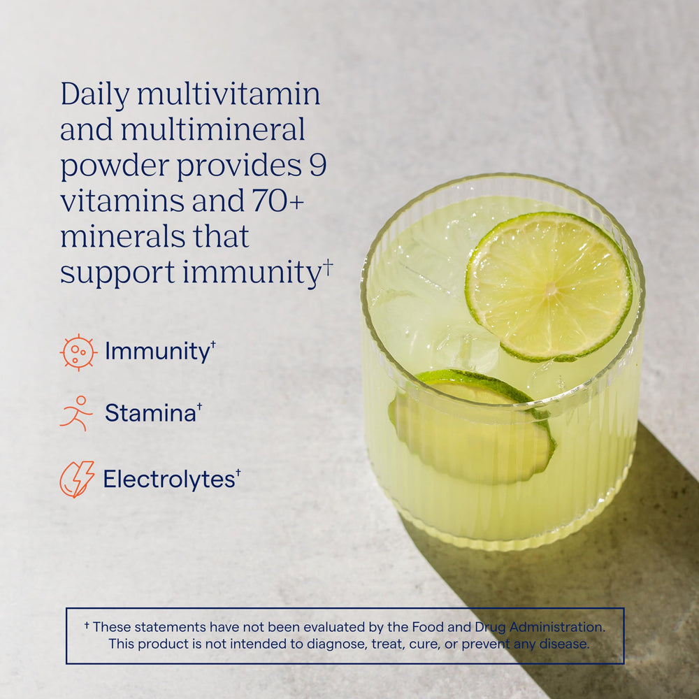 Trace Minerals Power Pak pouring into a glass for convenient hydration with electrolytes