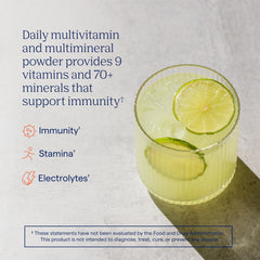 Trace Minerals Power Pak pouring into a glass for convenient hydration with electrolytes