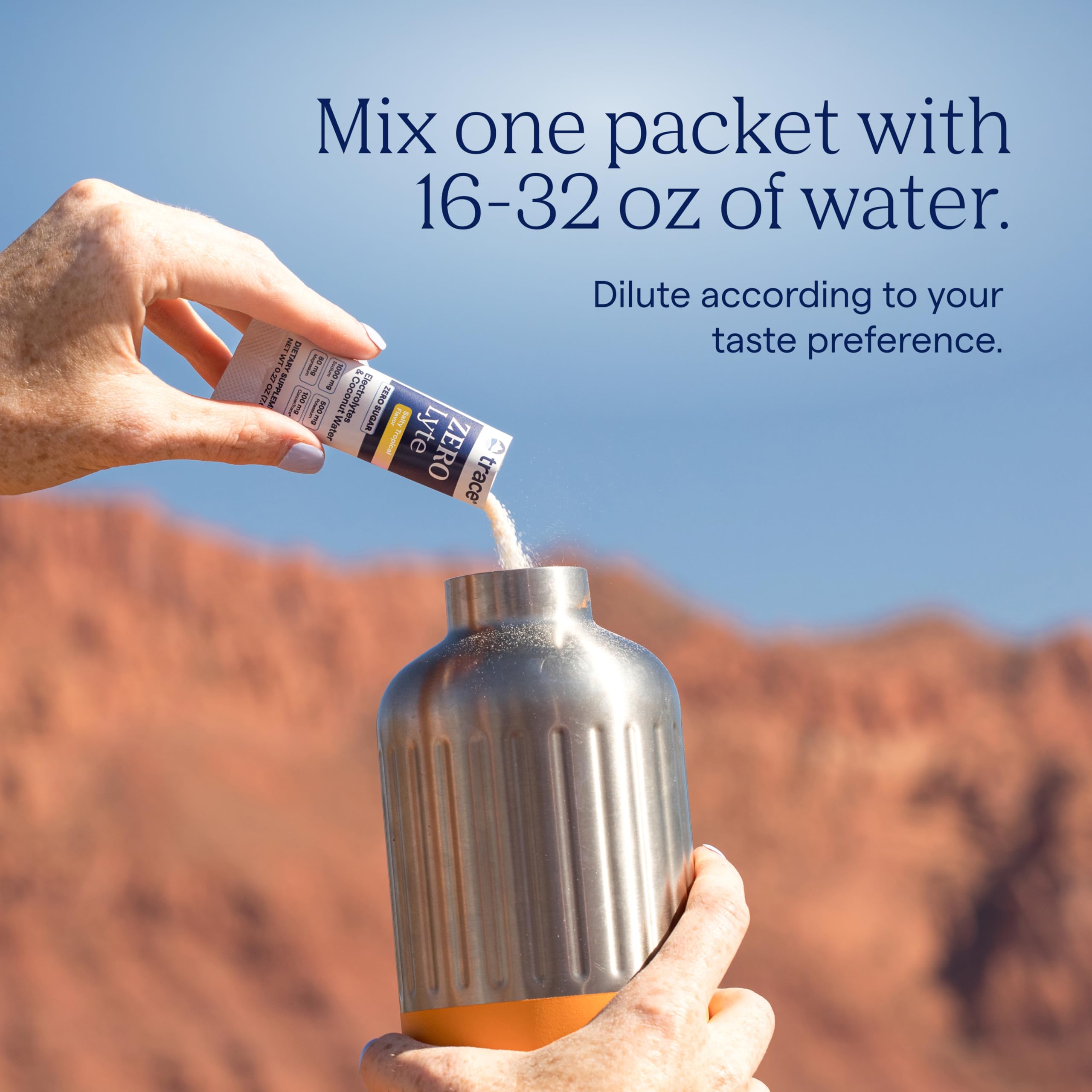 Trace Minerals ZeroLyte ancient-sea-salt crystals highlight natural mineral richness.
