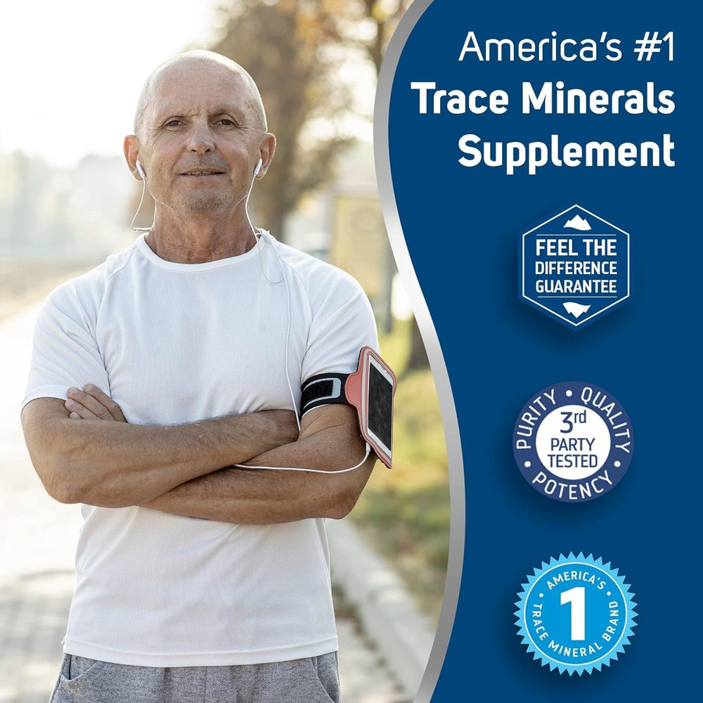 Trace Minerals Complete Foods Multi packaging with ConcenTrace mineral complex label