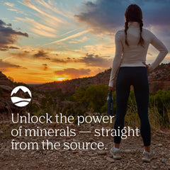 Trace Minerals Zerolyte coconut water powder blends minerals for refreshing hydration.