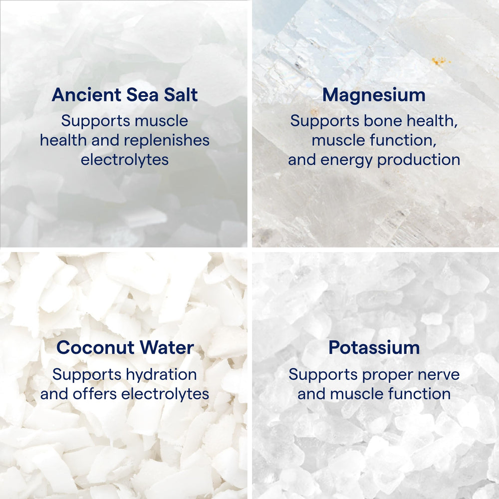 Trace Minerals Zerolyte on-the-go use supports sustained hydration during activity.