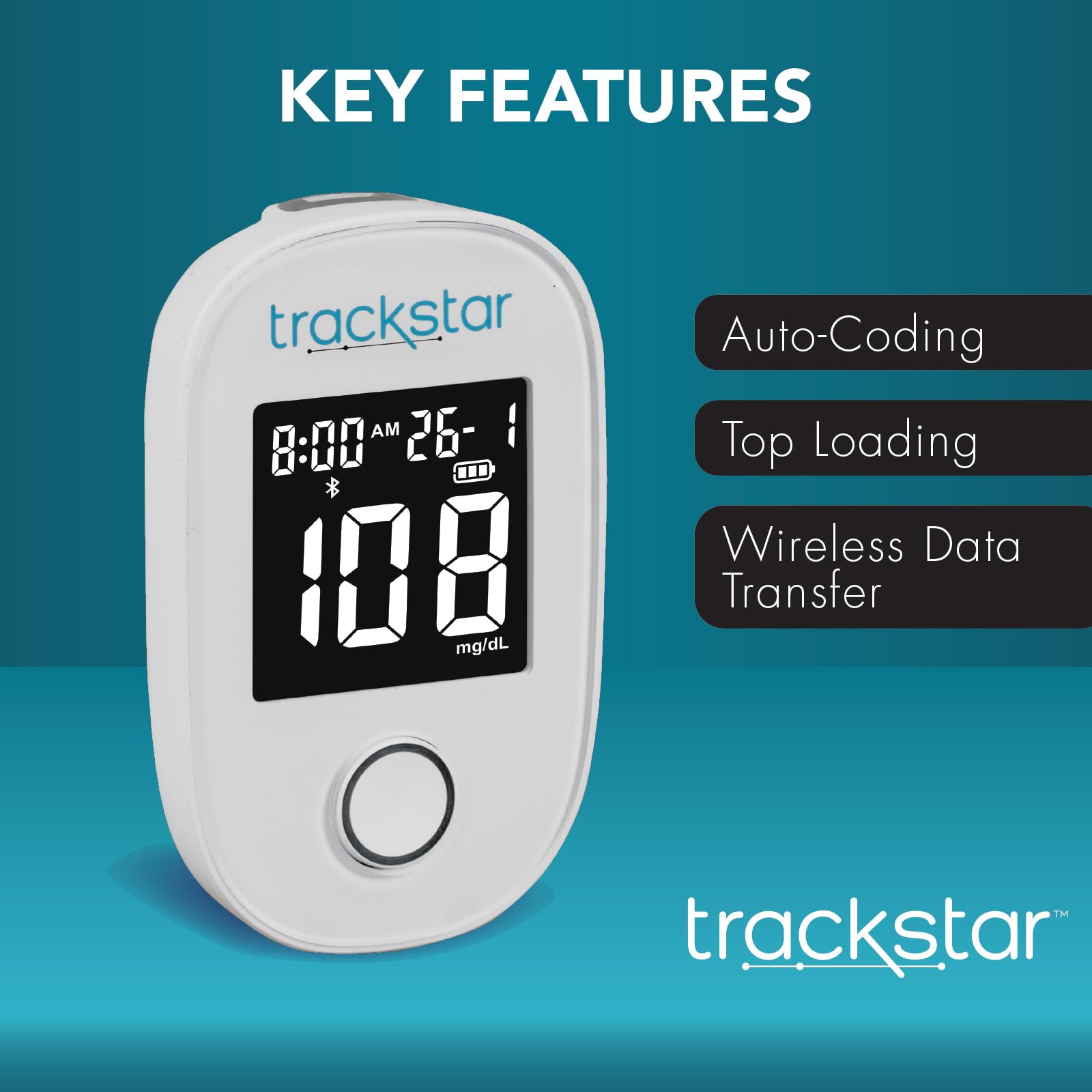 Trackstar lancets pack designed for clean, comfortable sampling