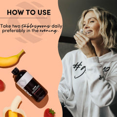 Tranont Glow glass serve highlights easy mixing for hydration routines