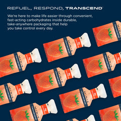 Transcend Foods gluten-free, caffeine-free mini gel offers a dietary-friendly option.